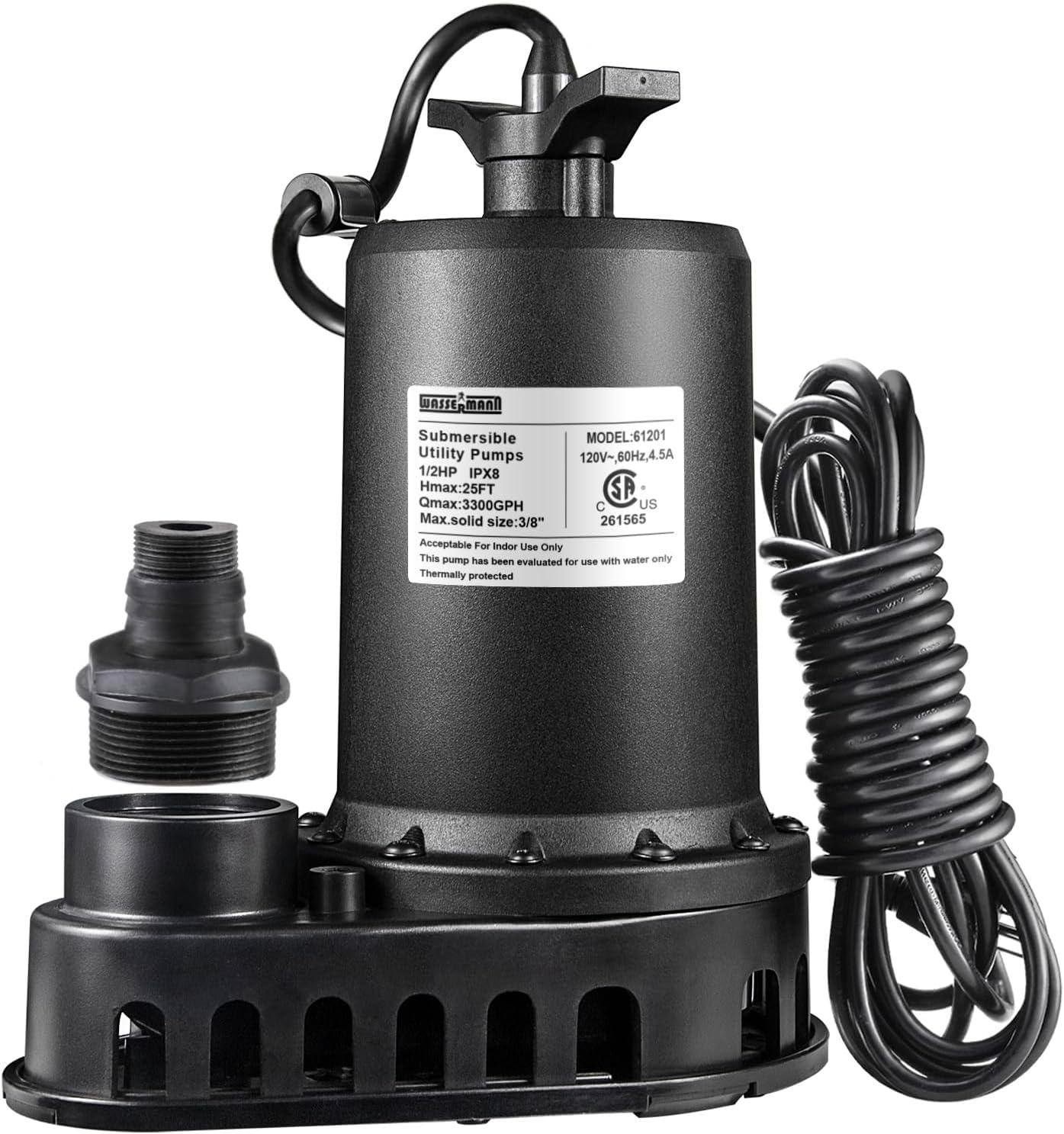 Submersible water pump installation